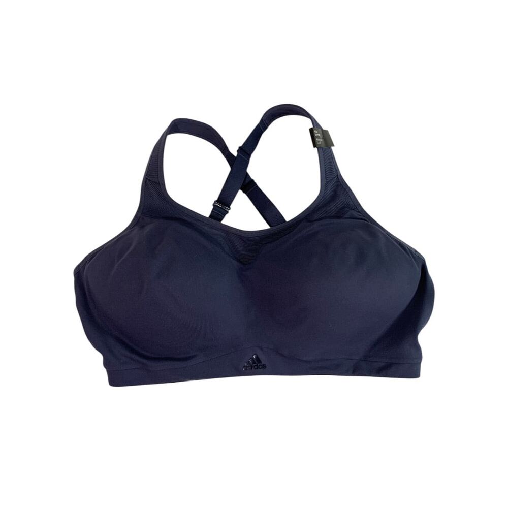 XLDD Adidas New TLRD Impact High Support Bra Navy Blue HF2298